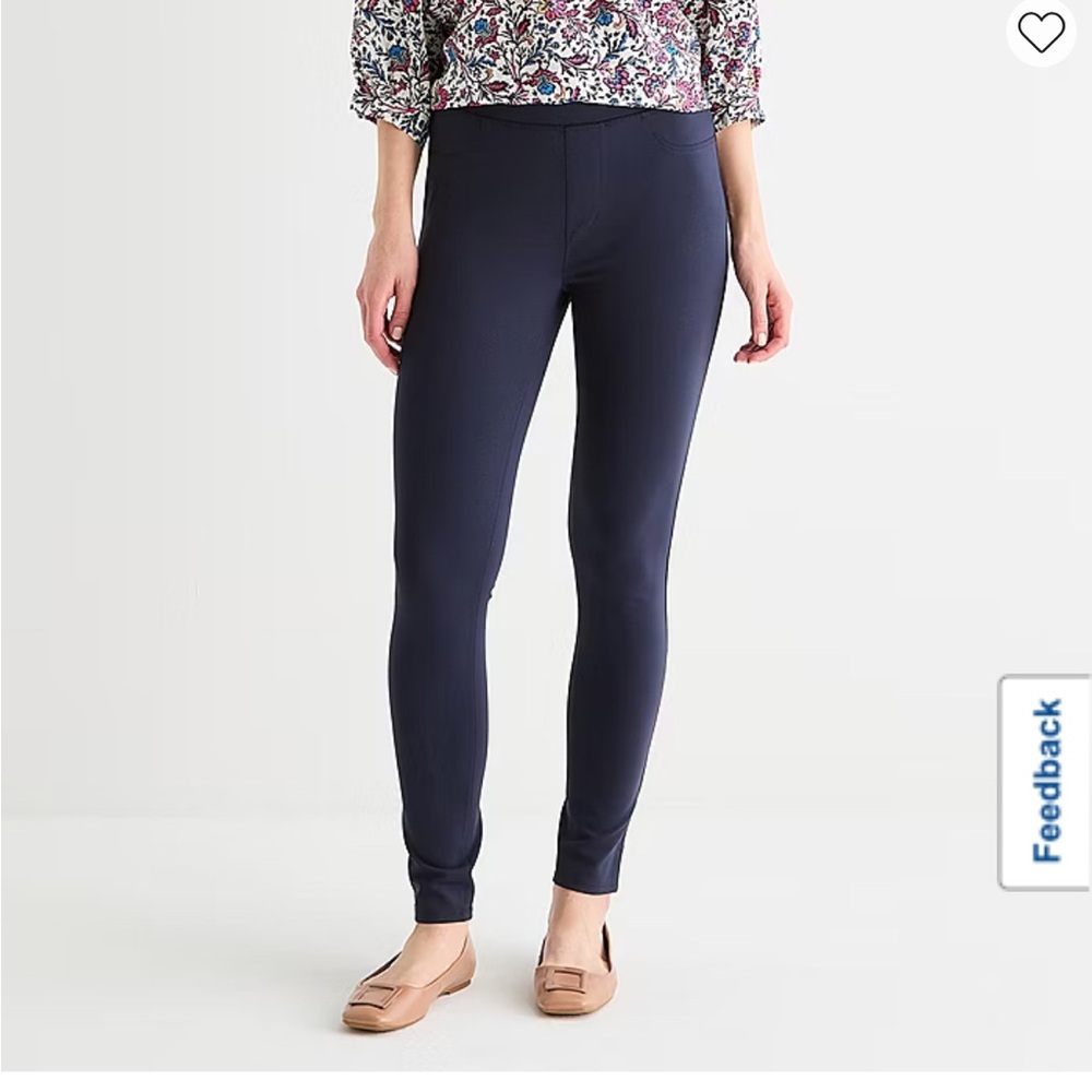 St. John's Bay Dark Blue Women's Leggings
